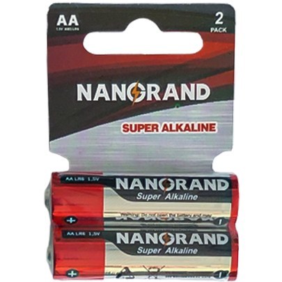 باتری قلمی سوپرآلکالاین کارتی 2 عددی NANGRAND