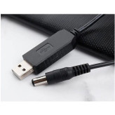 کابل USB به DC افزاینده ولتاژ با خروجی 12 ولت