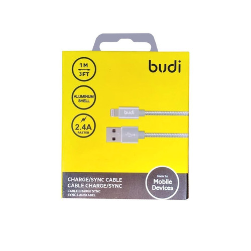 کابل تبدیل USB به لایتنینگ مناسب گوشی های آیفون بودی مدل M8J023T طول 1 متر