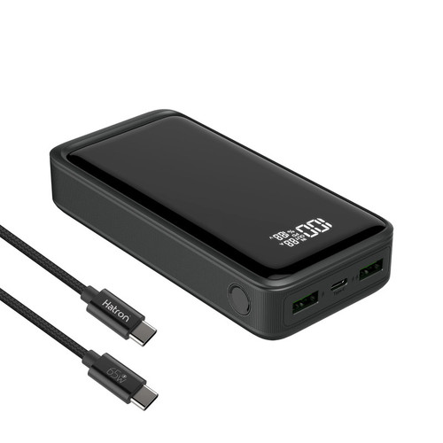 پاوربانک 100 وات هترون مدل HPB2055G 20000MAH