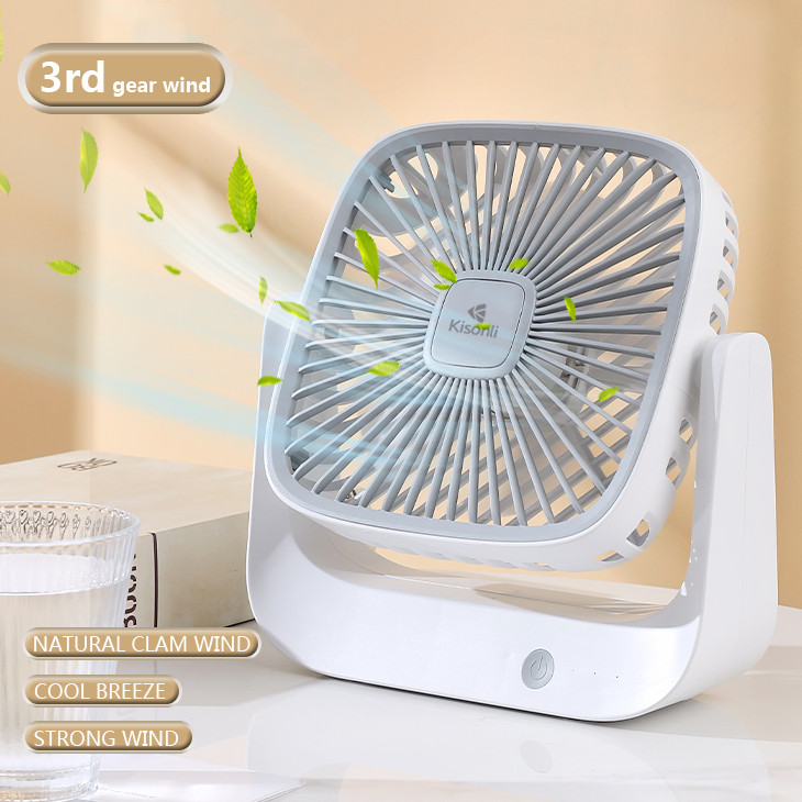 پنکه رومیزی کیسونلی مدل F101 ظرفیت 1200 میلی آمپر ساعت