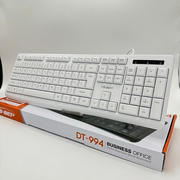 کیبورد سیم دار دی نت DT-994 سفید